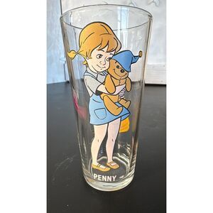 1977 The Rescuers Penny Walt Disney  Pepsi Series Glass Collection